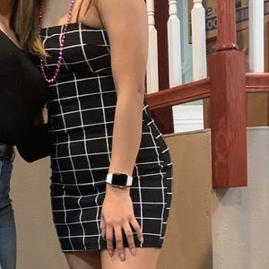 Squared party mini dress from amazon